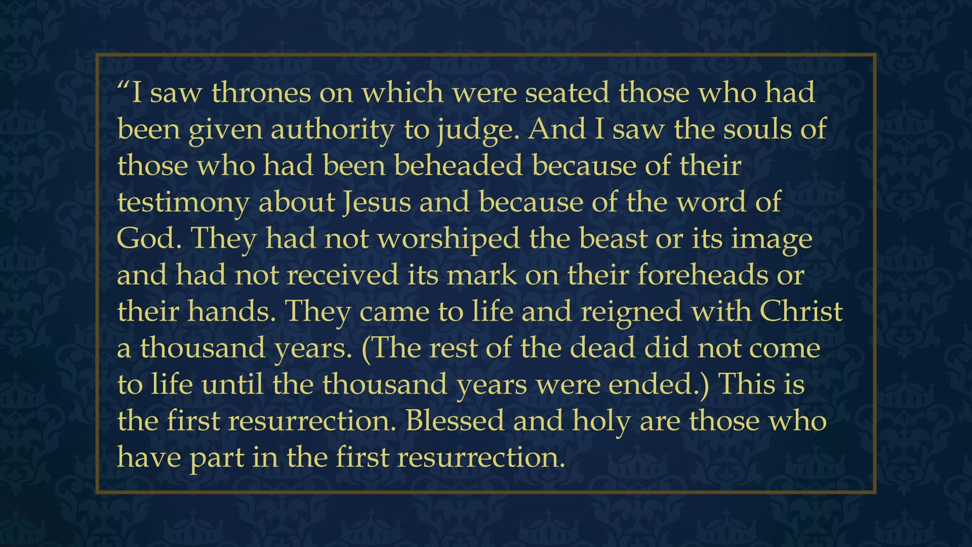 Evangelical Theology - Session 3.4 - Millennium and Tribulation