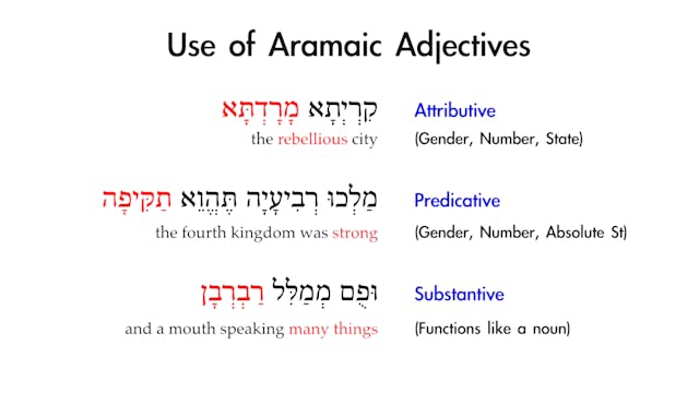 Basics of Biblical Aramaic - Session ...