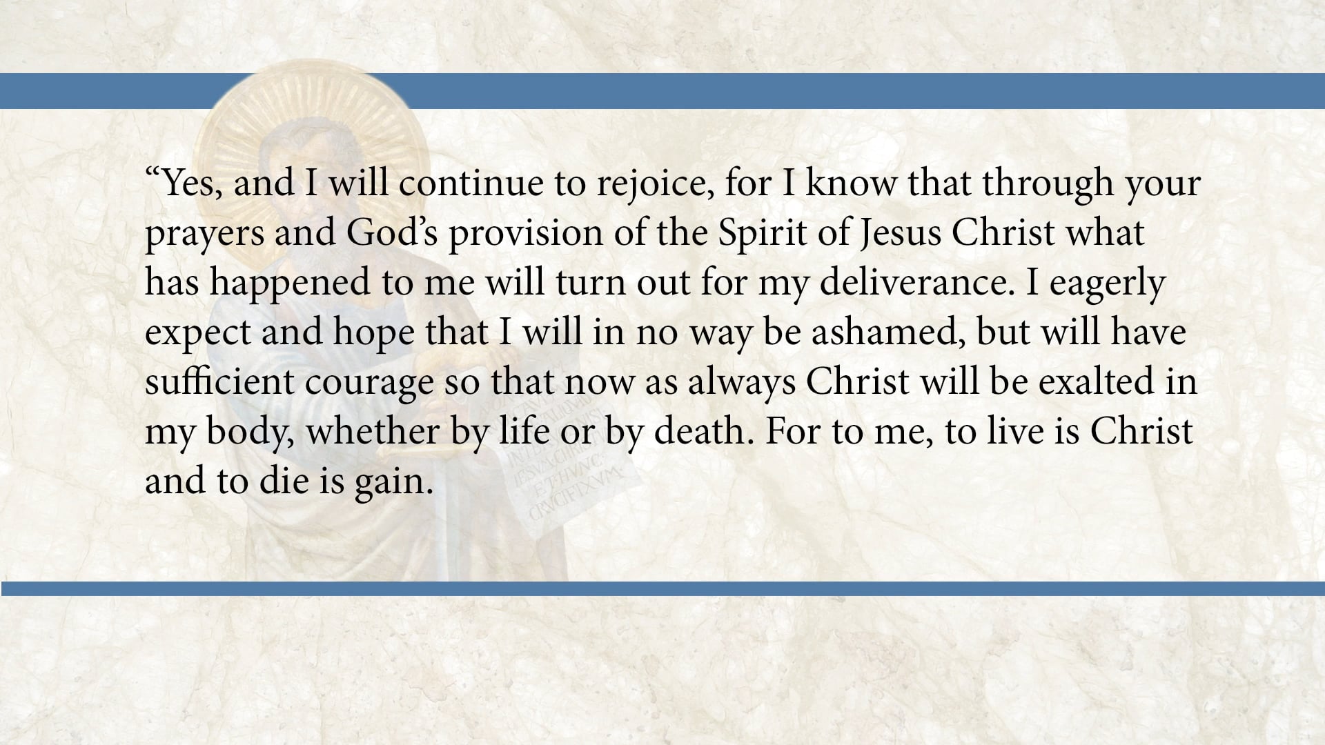 Philippians, A Video Study - Session 4 - Philippians 1:18b-26