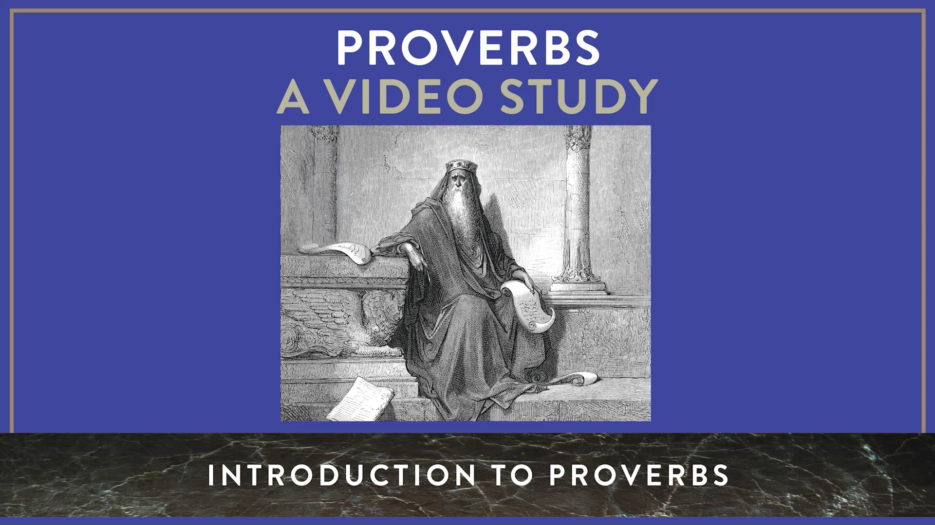 Proverbs ZECOT - Introduction to Proverbs