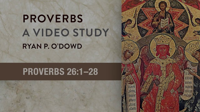 Proverbs - Session 32 - Proverbs 26:1-28