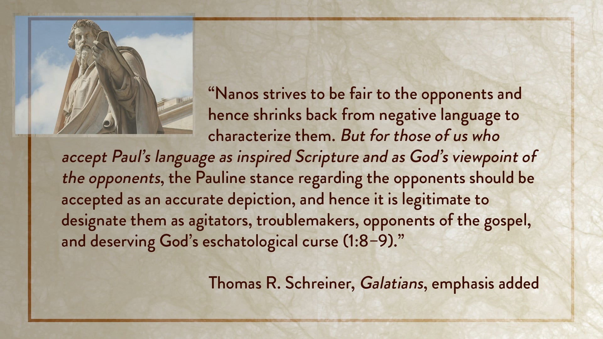 Four Views on the Apostle Paul - Session 1.3 - Mark D. Nanos Response