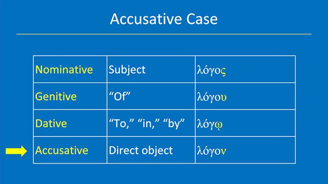 Greek for the Rest of Us - Lesson 11 ...