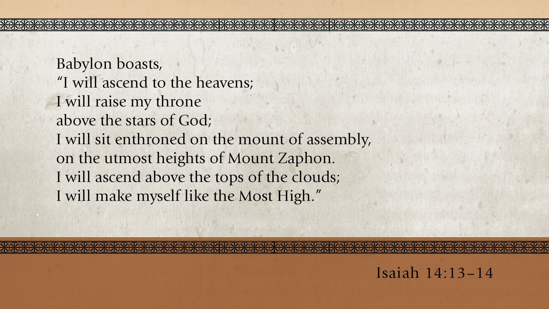 God's Glory Alone - Session 7 - The Glory of Christ..., Part 1