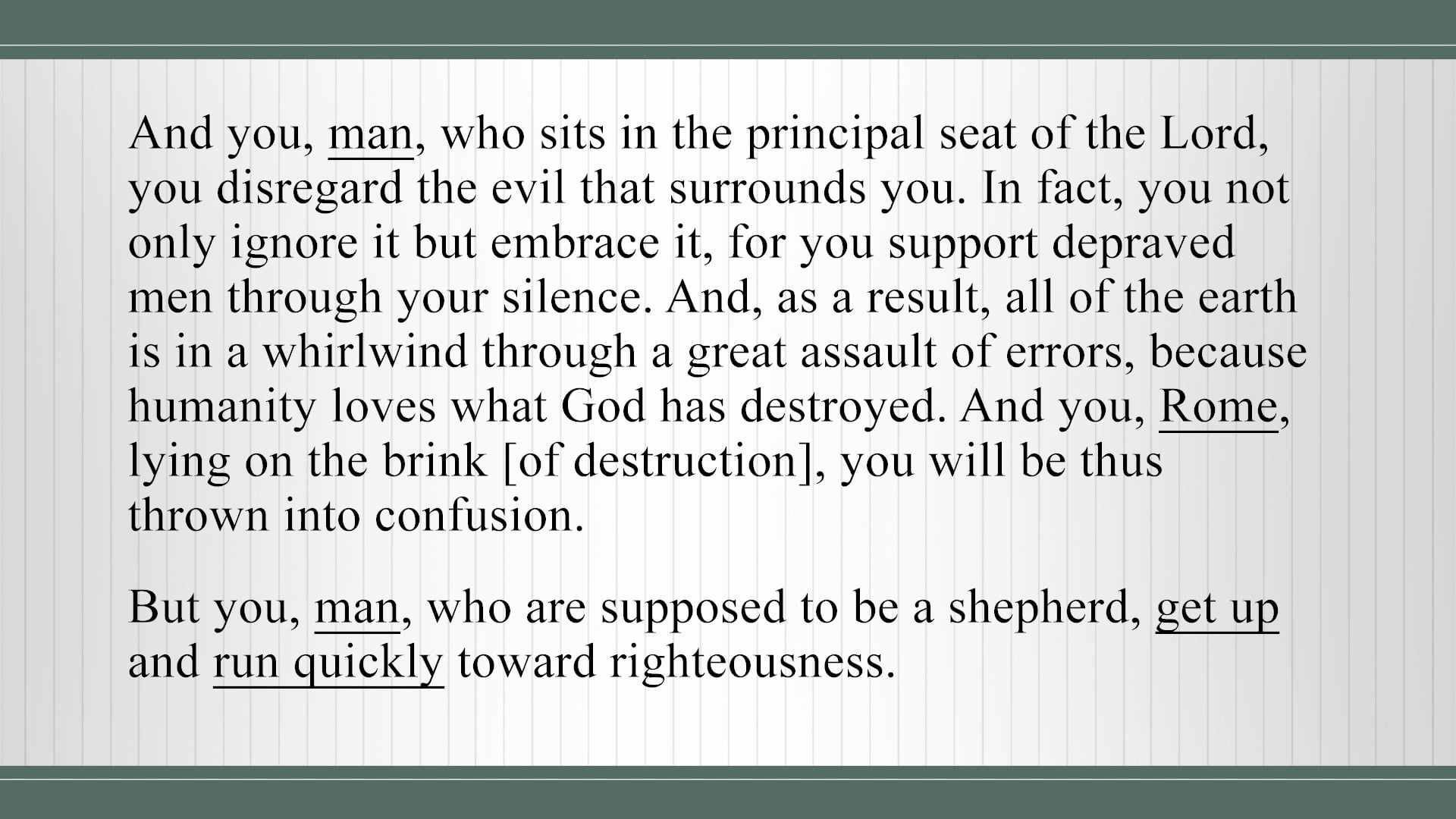 Basics of Latin - Session 28 - Imperatives, Prohibitions, and Vocatives