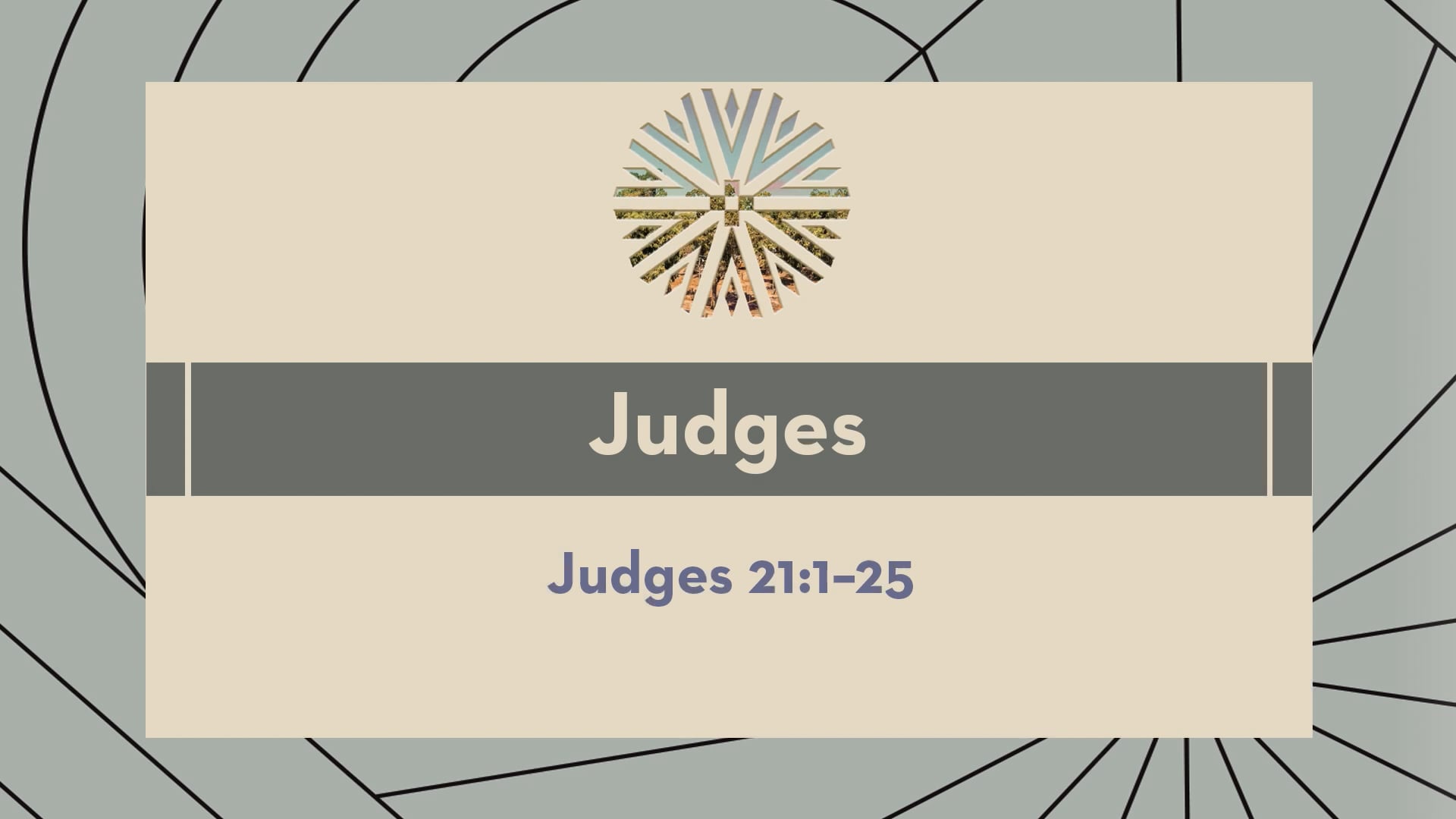 Judges - Session 24 - Judges 21:1-25