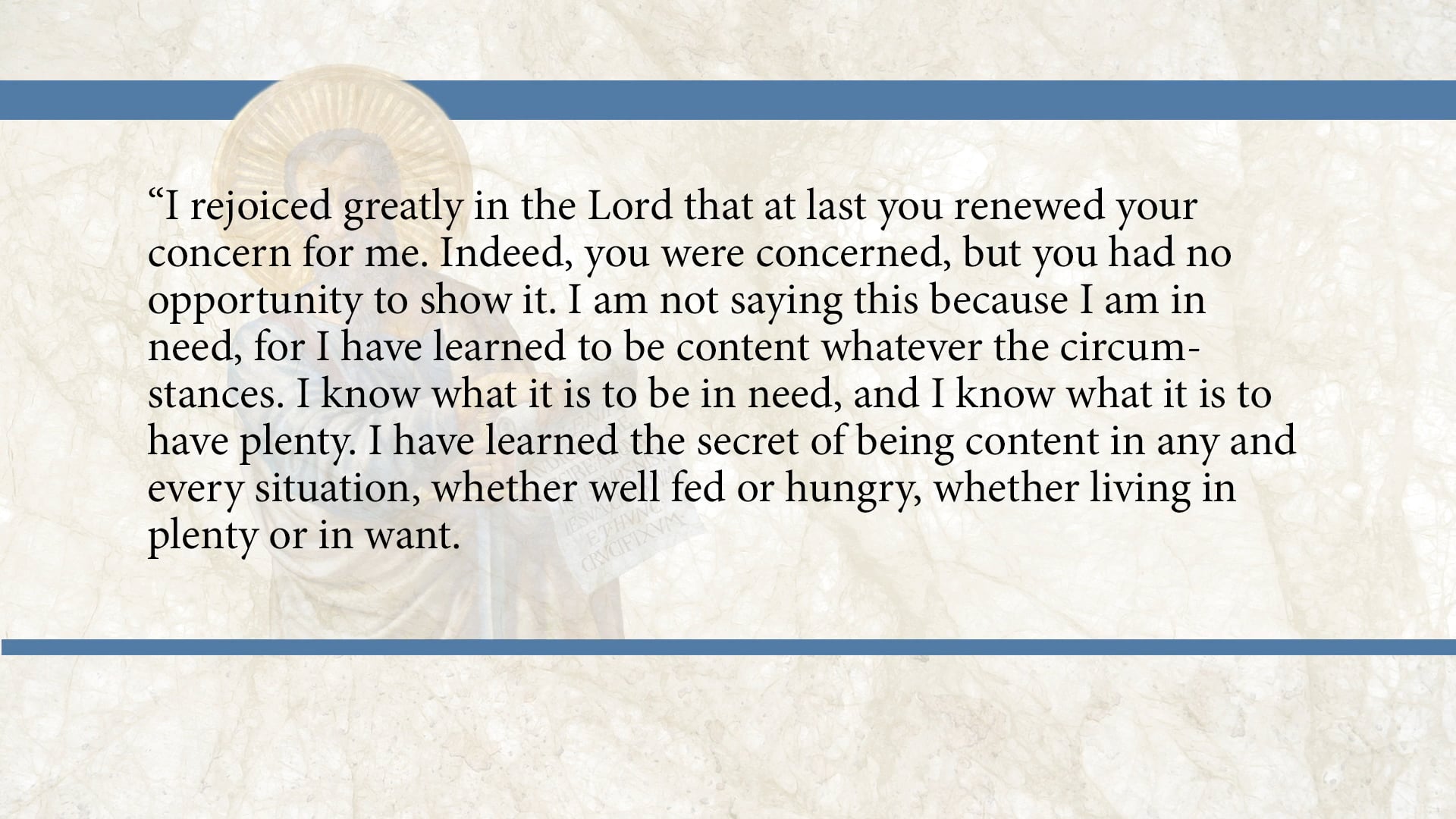 Philippians, A Video Study - Session 14 - Philippians 4:10-20