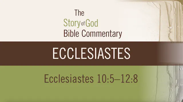 Ecclesiastes - Session 8 - Ecclesiastes 10:5-12:8
