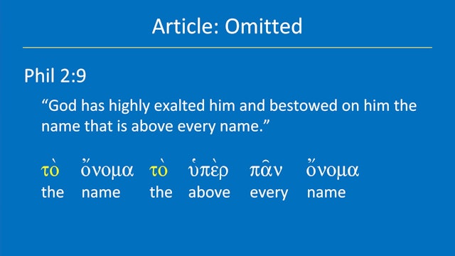 Greek for the Rest of Us - Lesson 13 - Modifiers