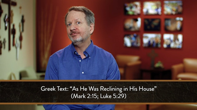 Mark - Session 11 - Mark 2:13-17