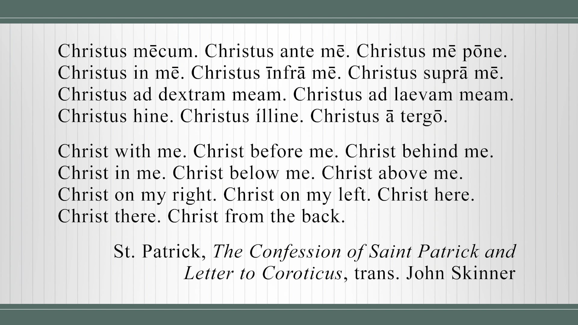 Basics of Latin - Session 17 - Relatives, Interrogatives, and Indefinites