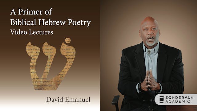 A Primer of Biblical Hebrew Poetry (David Emanuel)