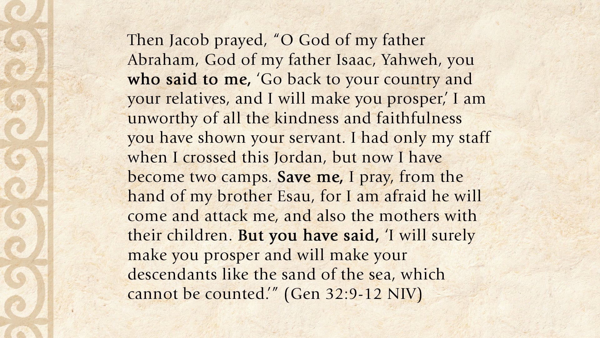 The Torah Story - Session 8 - The Jacob Narratives