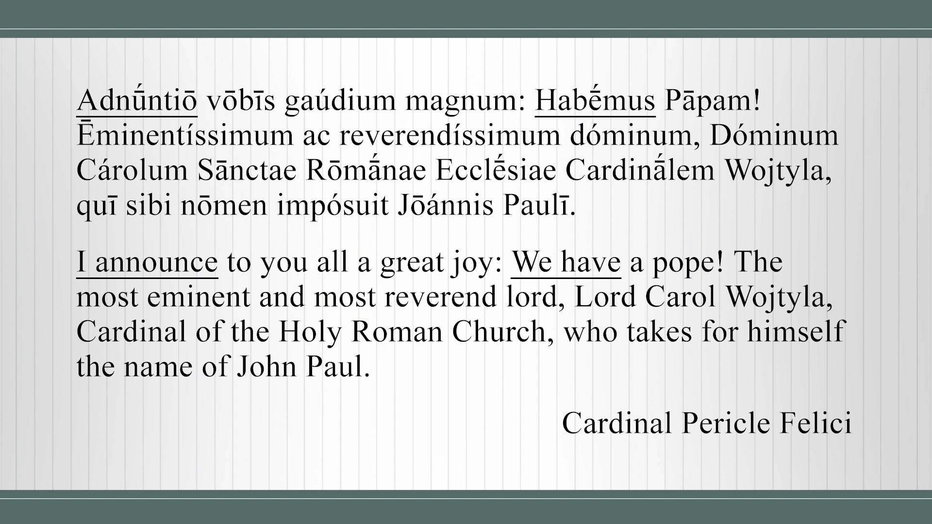 Basics of Latin - Session 10 - Present Actives and Present Passives