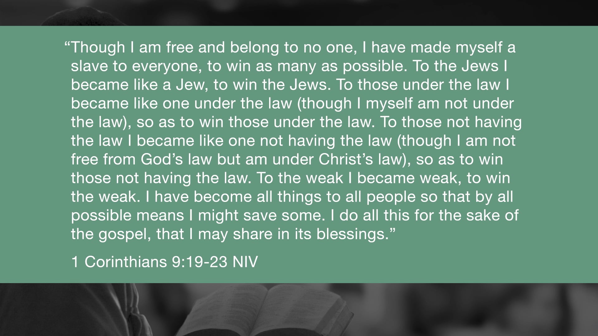 Preaching God's Word - Session 4 - Exegeting the Audience