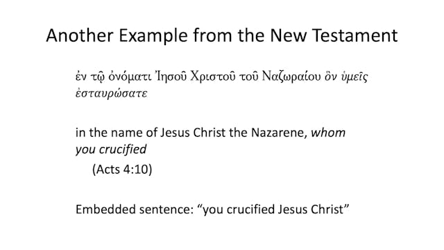 Intro to Biblical Greek - Session 9 -...