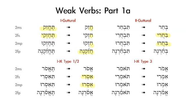 Basics of Biblical Hebrew - Session 1...