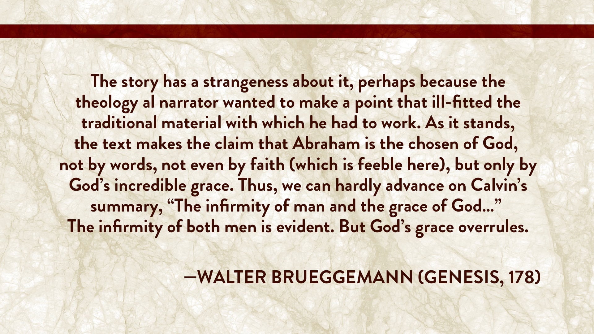 Genesis, A Video Study - Session 17 - Genesis 20