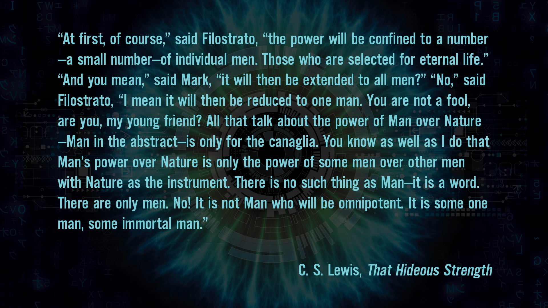 2084 - Session 13 - The Time of the End