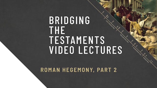 Bridging the Testaments - Session 21 ...