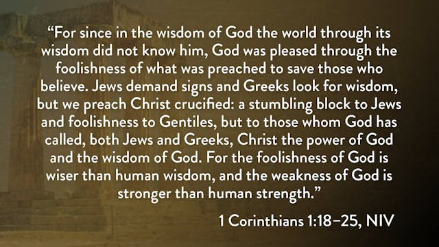 1 Corinthians - Session 5 - 1 Corinth...