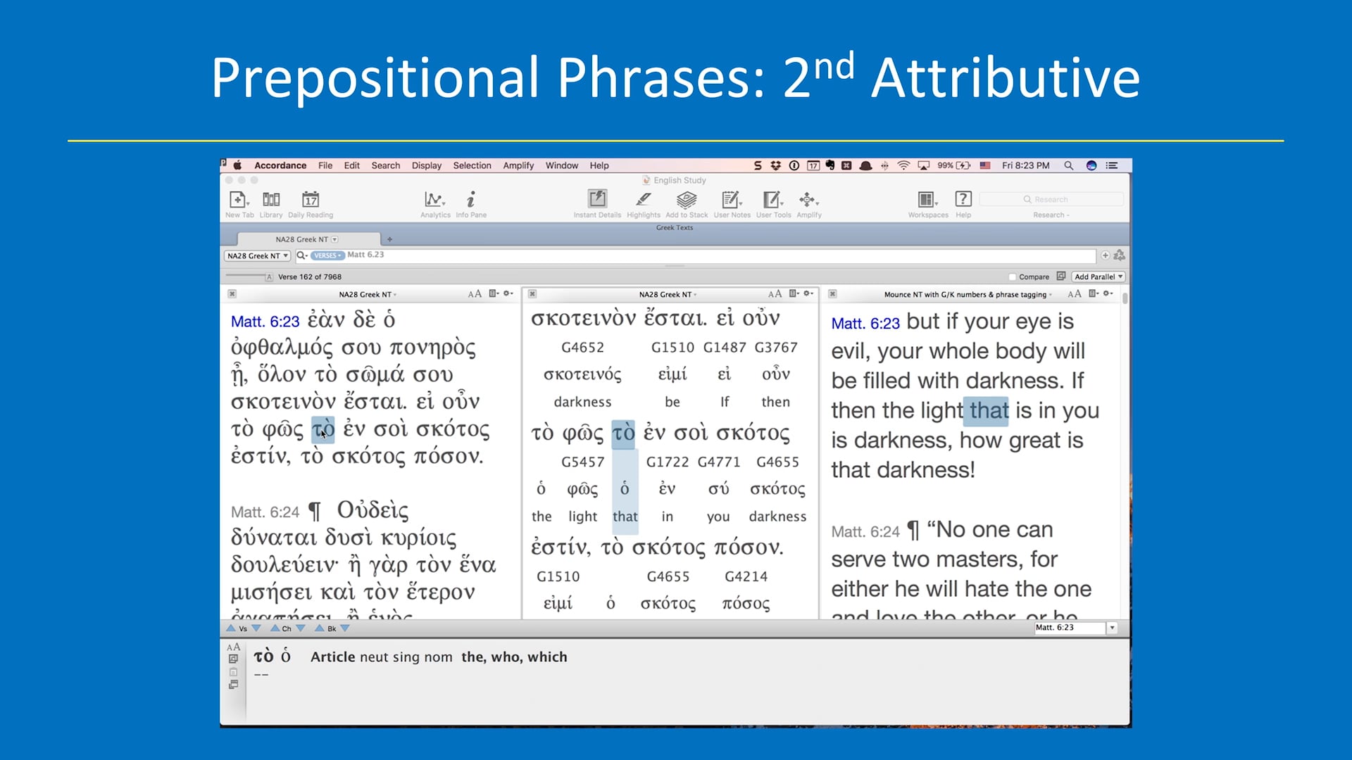 Greek for the Rest of Us - Lesson 25 - Phrases and Clauses