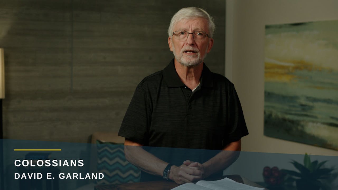 Colossians (David E. Garland)
