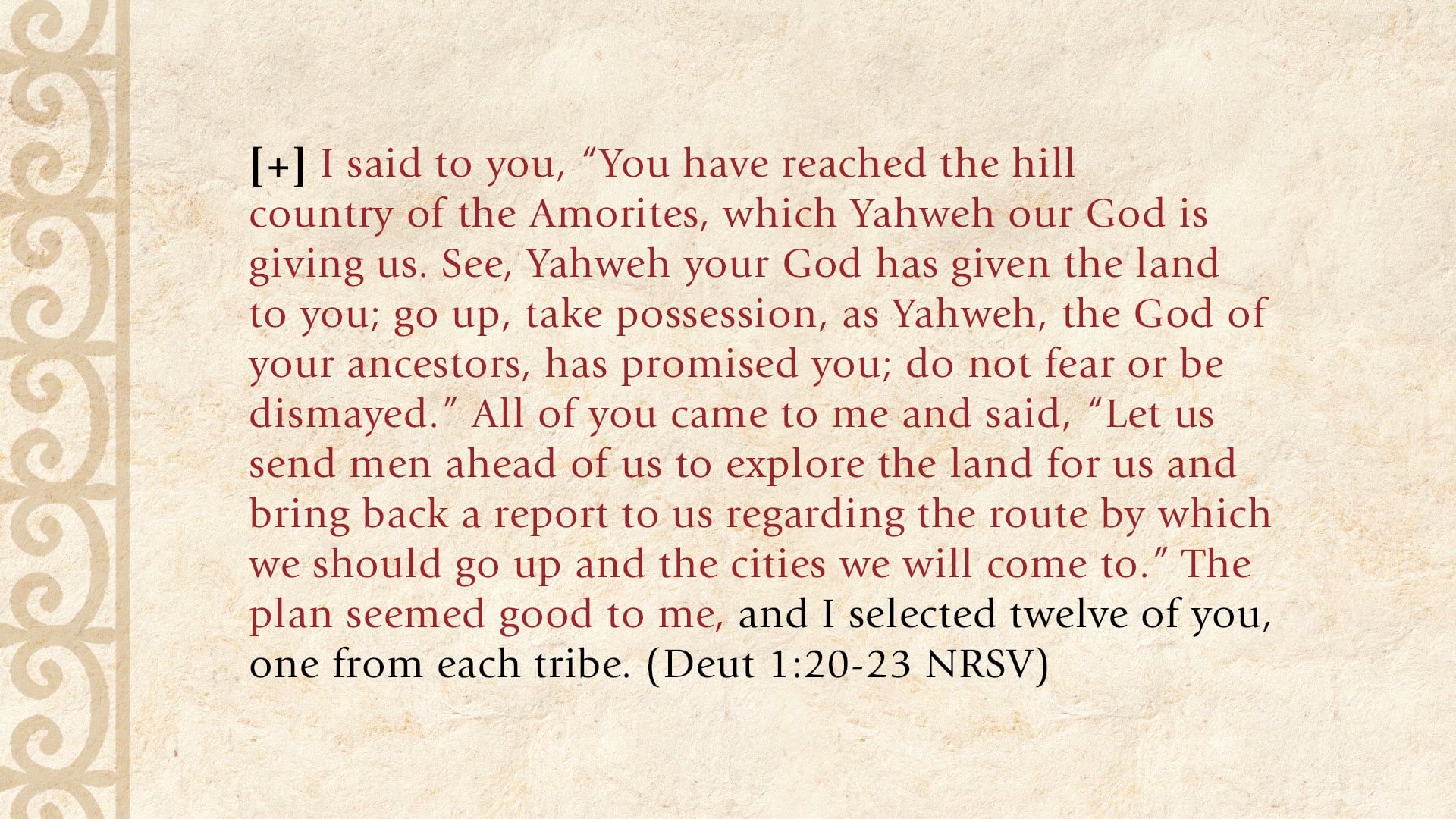 The Torah Story - Session 25 - The Words