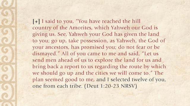 The Torah Story - Session 25 - The Words