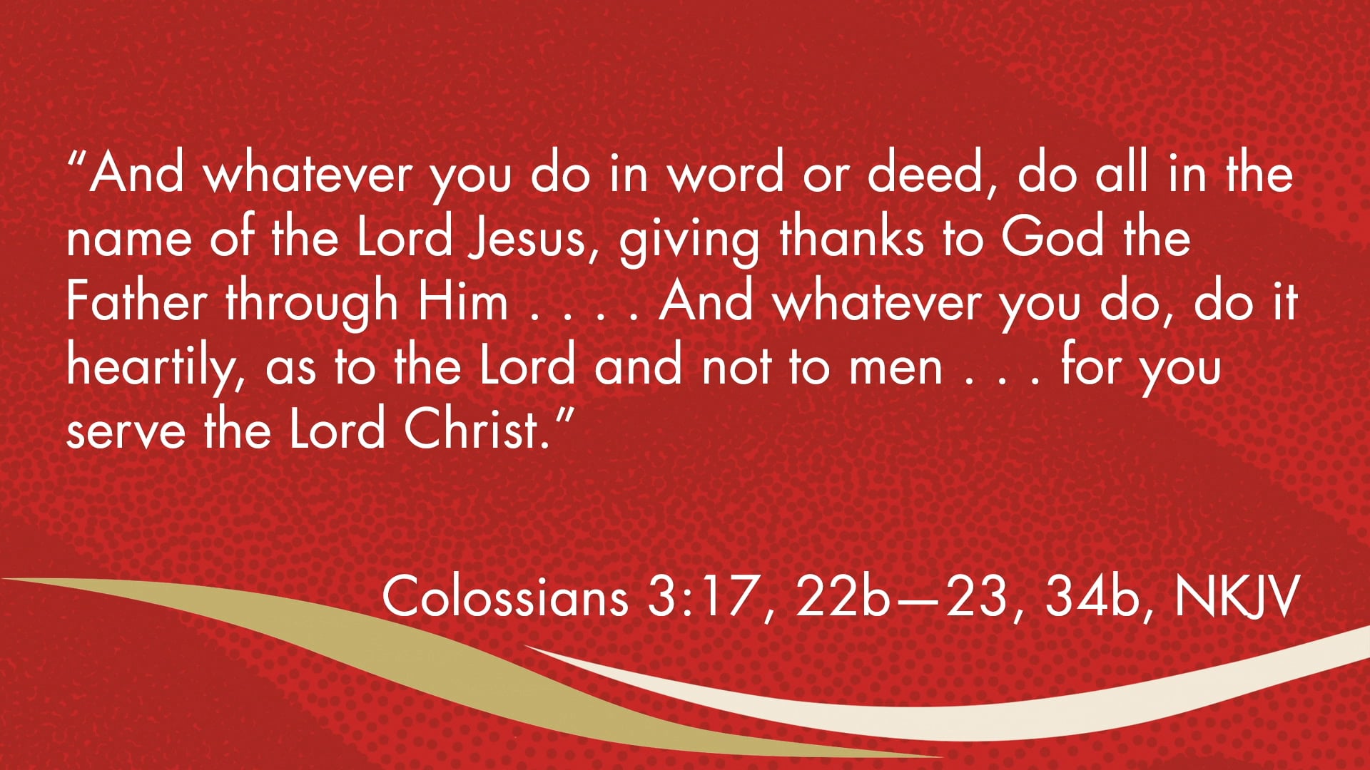 The Way of Worship - Session 21 - Craft