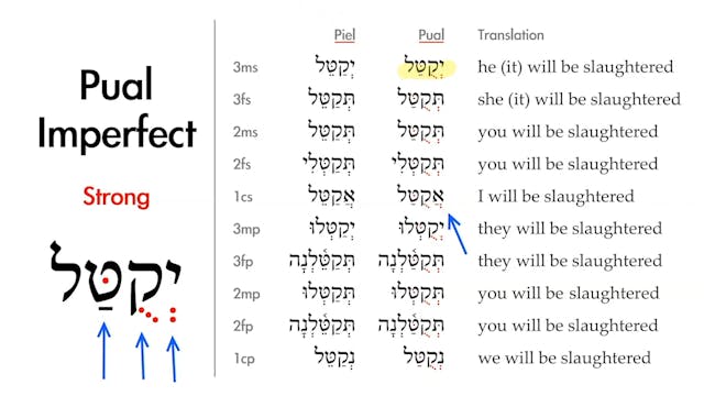 Basics of Biblical Hebrew - Session 3...