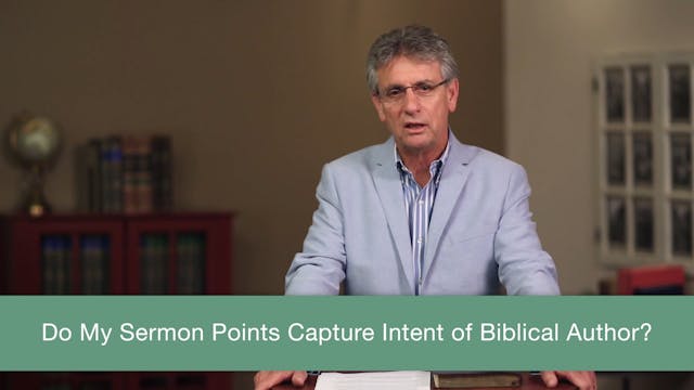 Preaching God's Word - Session 5 - Communicating the Meaning in Our Town