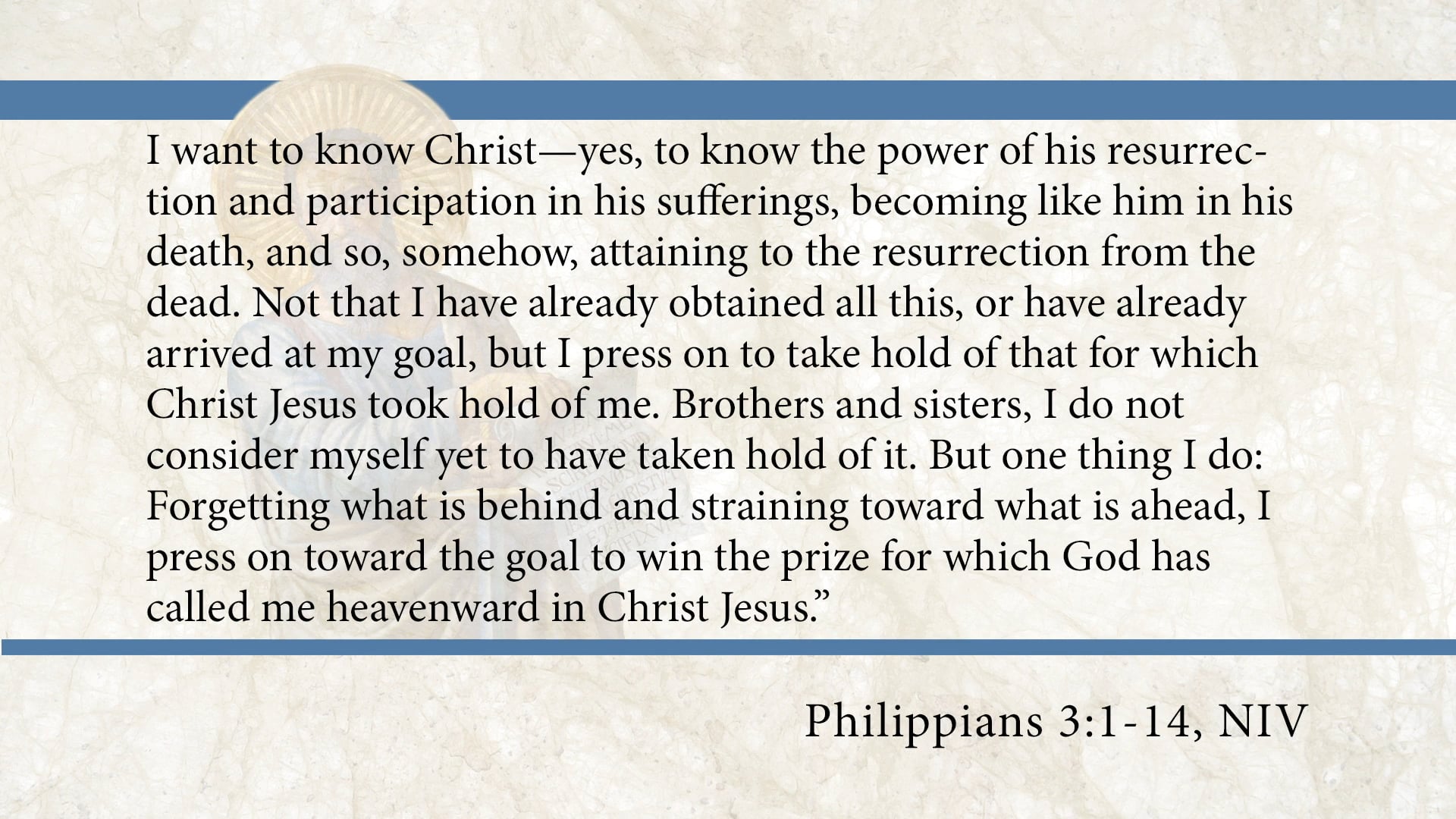 Philippians, A Video Study - Session 10 - Philippians 3:1-14
