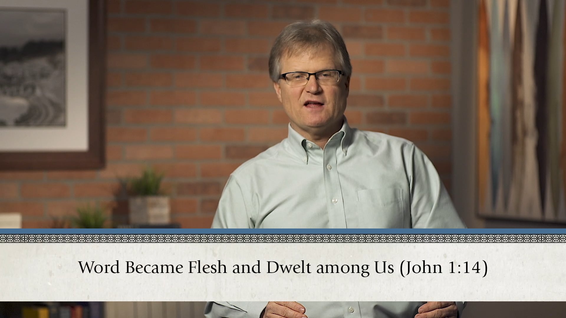 Christ Alone - Session 2 - The Self-Witness of Christ: God the Son Incarnate