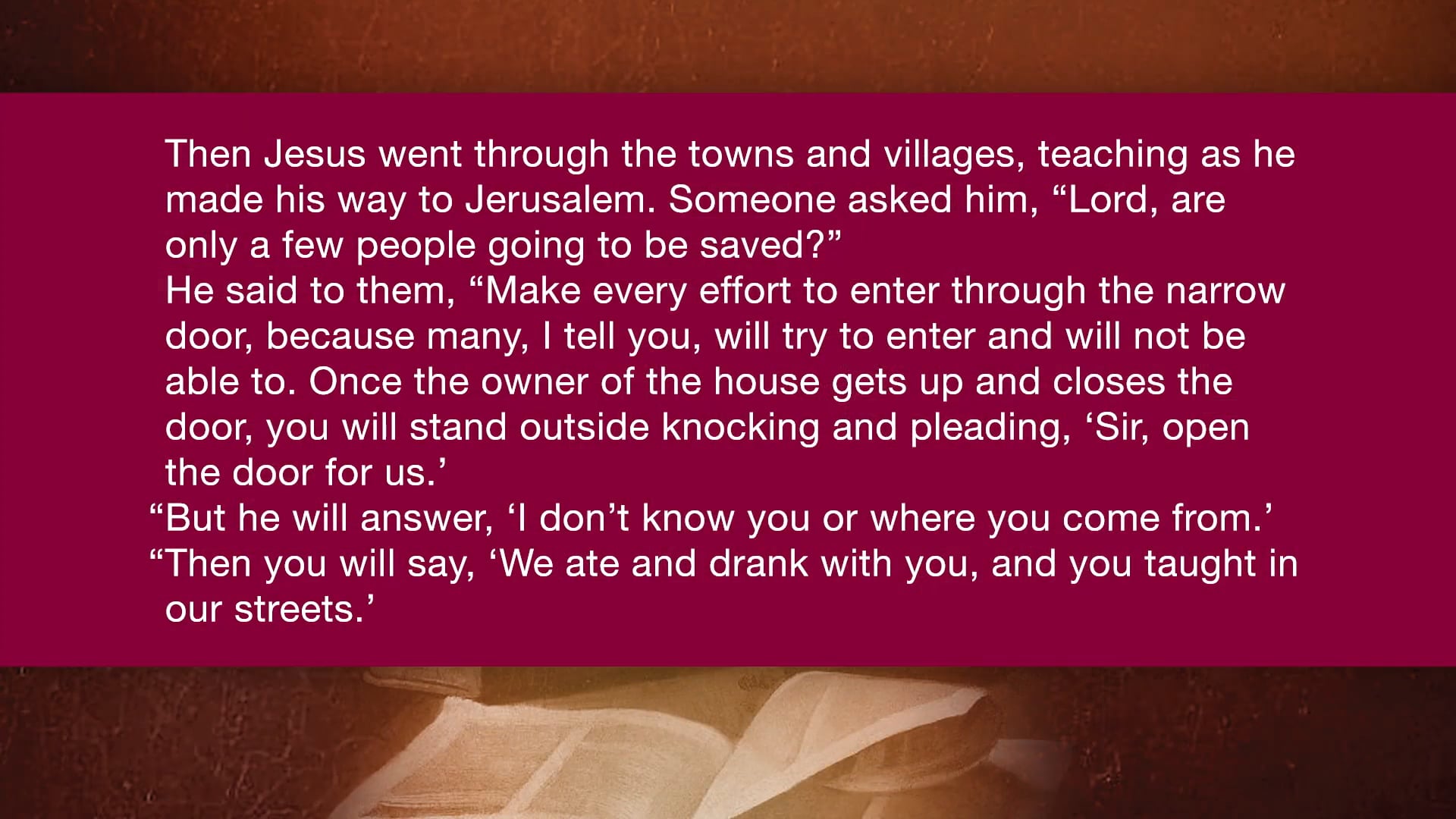 Introduction to Biblical Interpretation - Session 1- The Need for Interpretation