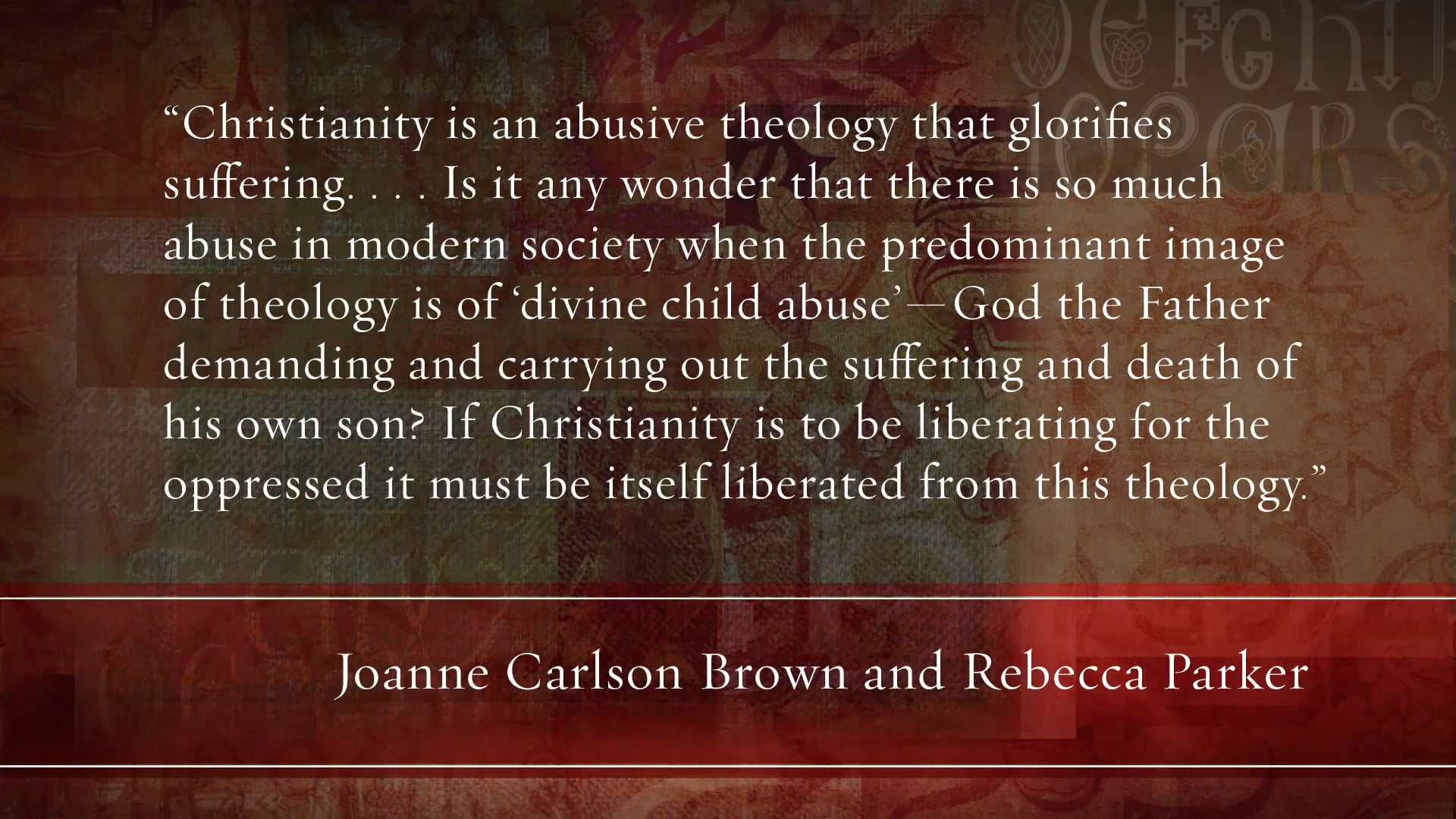 What Christians Ought to Believe - Session 8 - Believing in the Cross: Offence