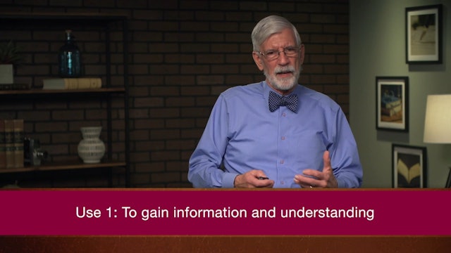 Introduction to Biblical Interpretation - Session 11 - Using the Bible Today