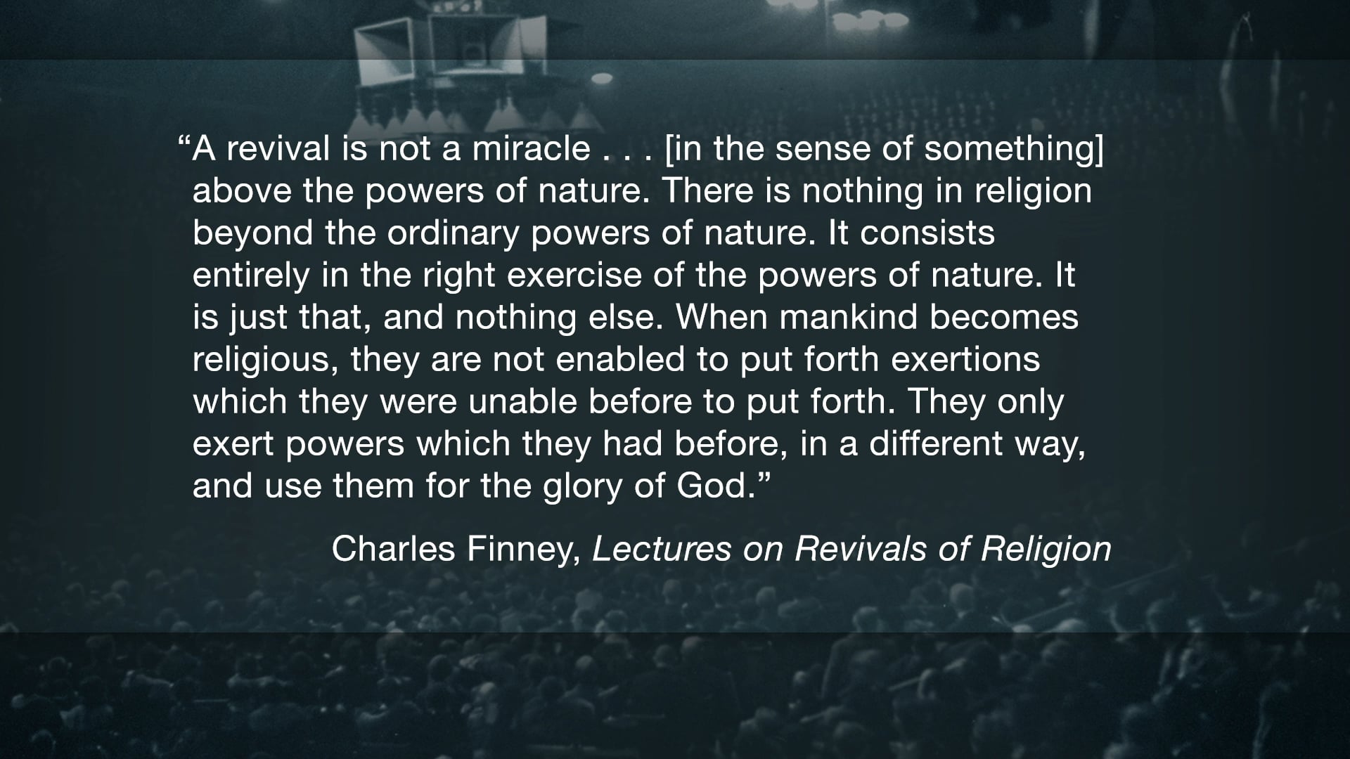 America's Religious History - Session 5 - The Era of the Second Great Awakening