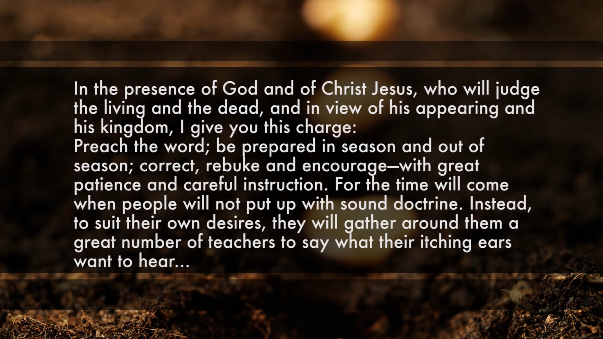 Organic Outreach - Session 3: Embracing the Bible and Truth