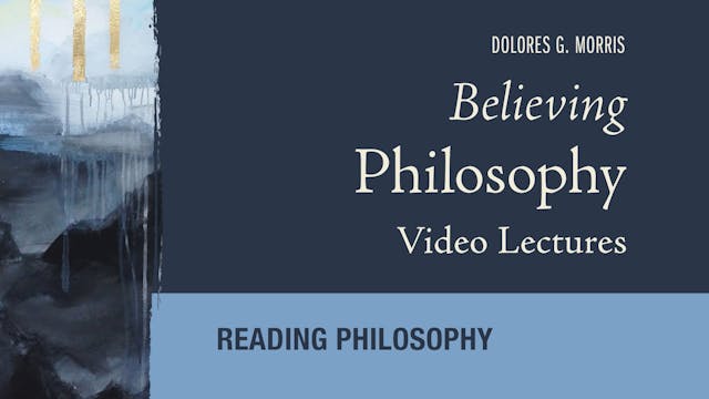 Believing Philosophy - Session 6 - Re...