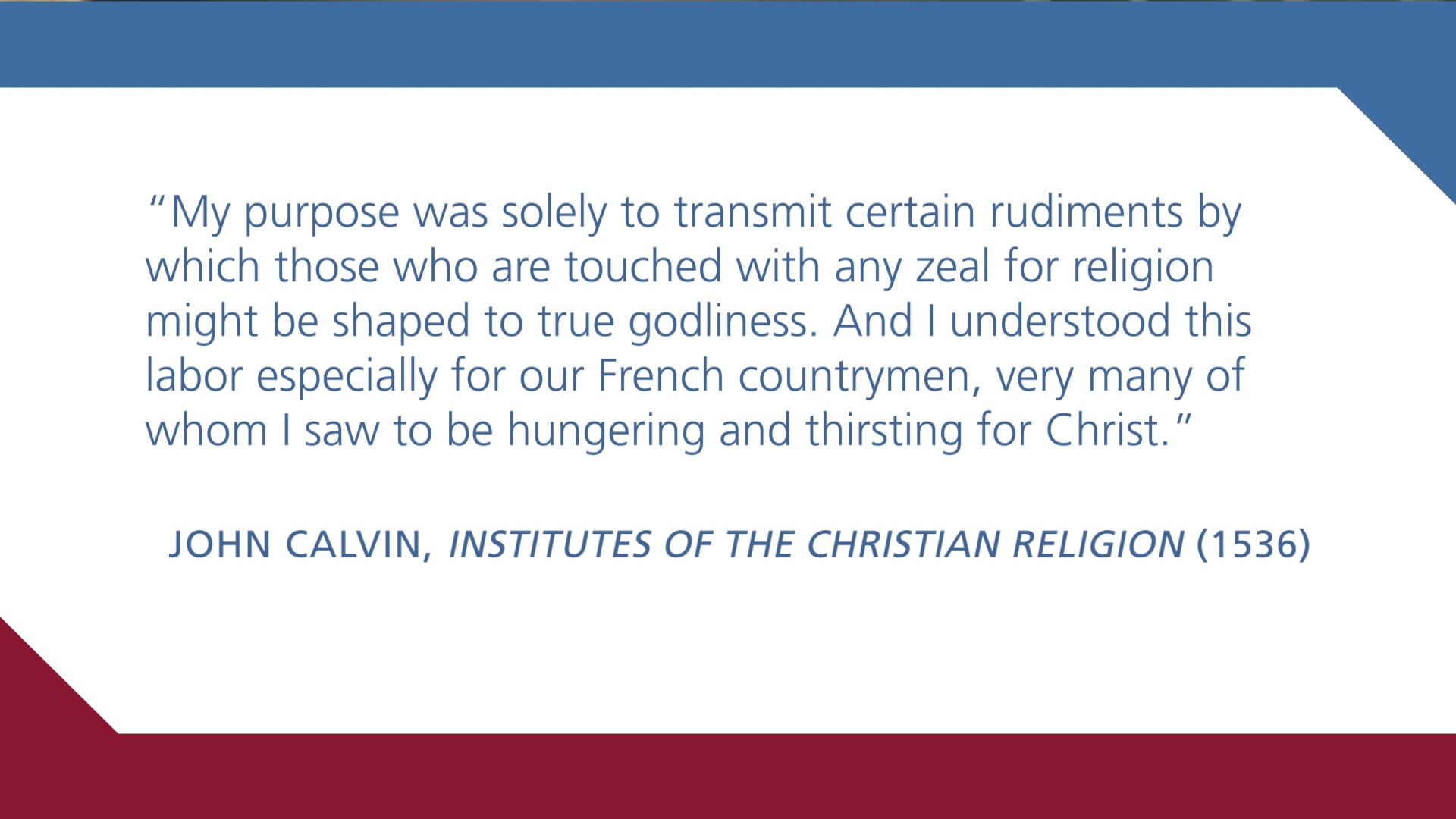 How to Read Theology - Session 5 - Identifying the Context