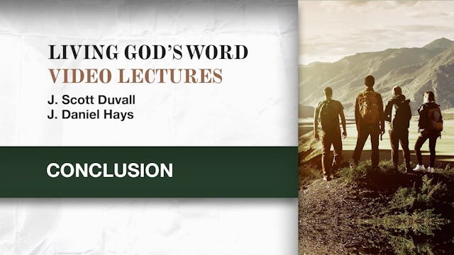 Living God's Word - Conclusion