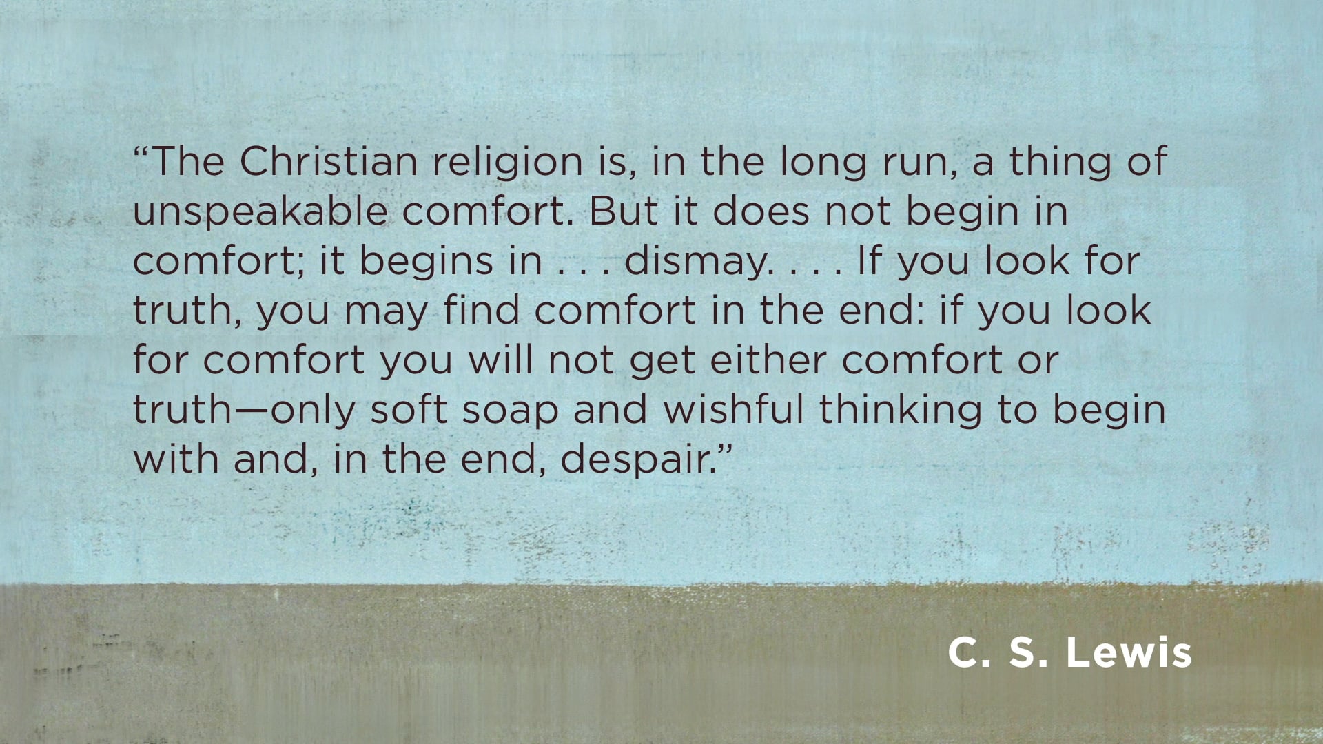 Cultural Apologetics - Session 12 - Conscience: Part 2