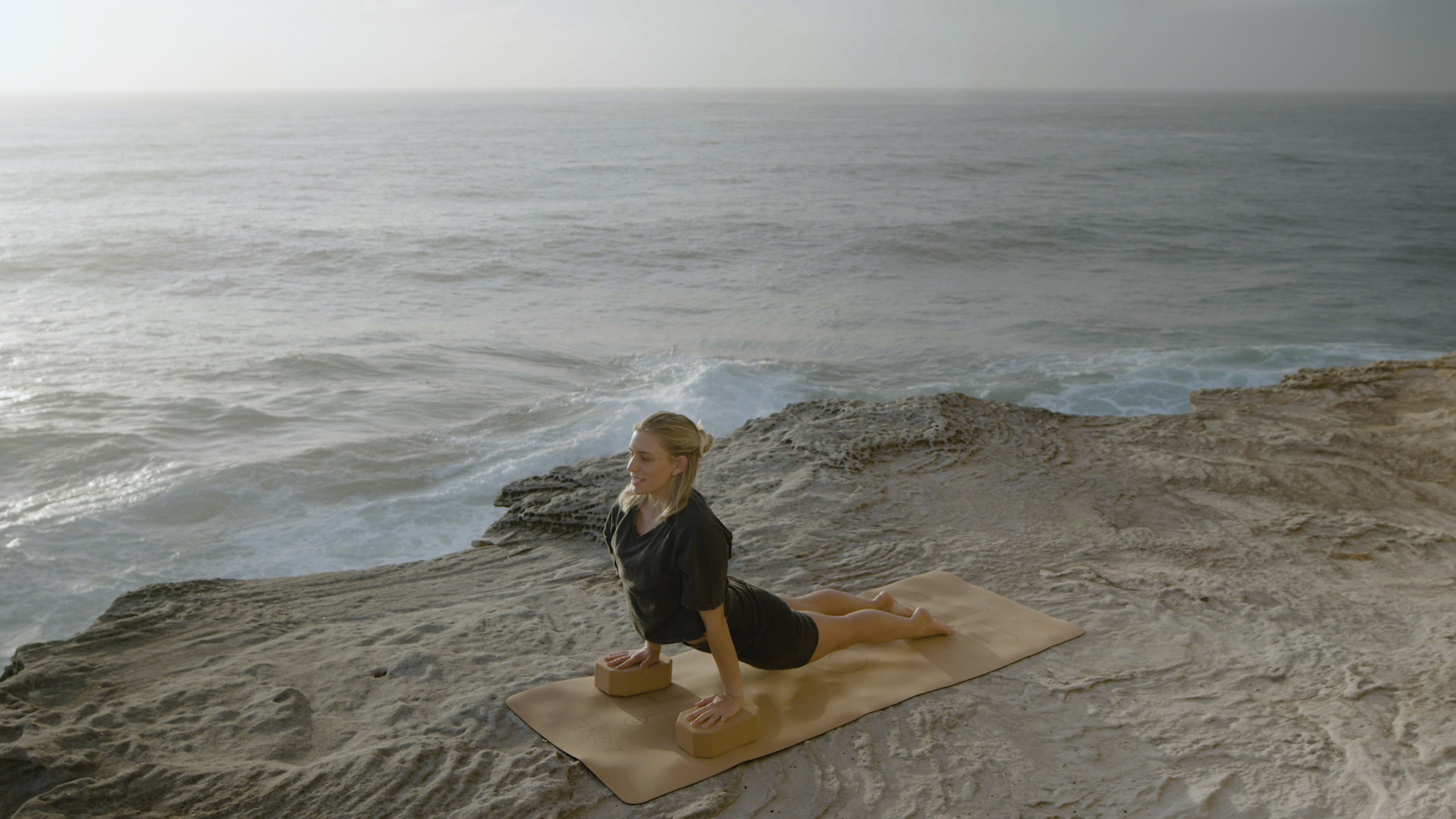 Sun Salutation with blocks