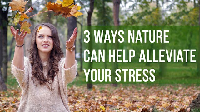 3 ways nature can help alleviate your...