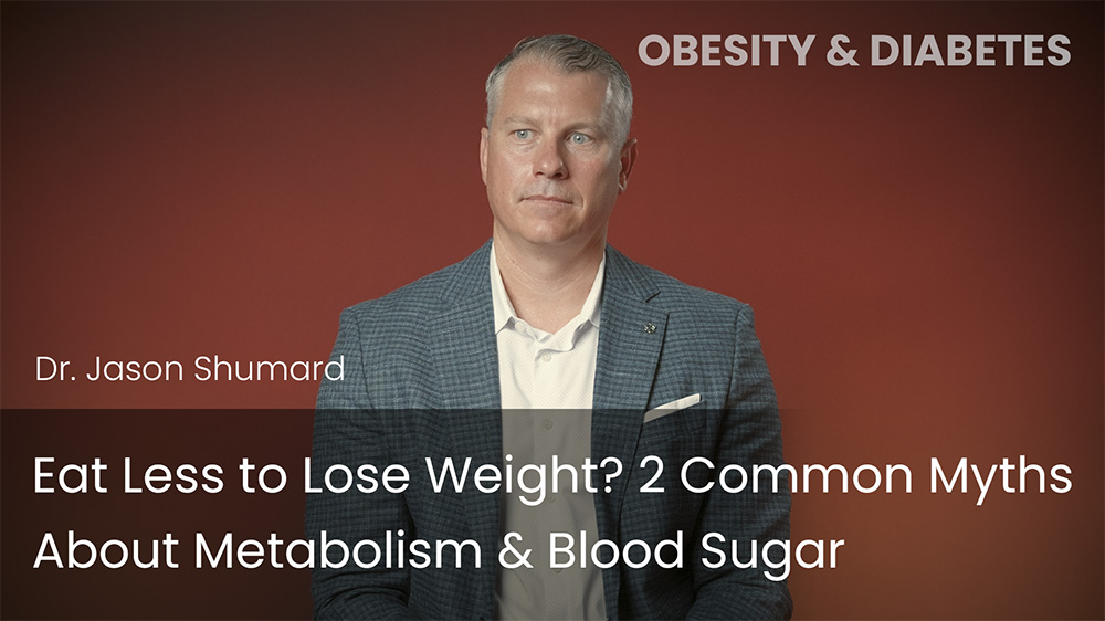 Eat Less to Lose Weight- 2 Common Myths About Metabolism & Blood Sugar