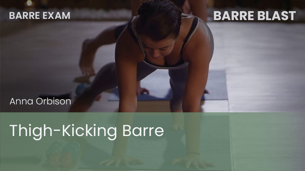 Thigh-Kicking Barre