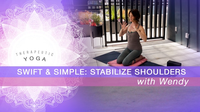 Swift & Simple: Stabilize Shoulders