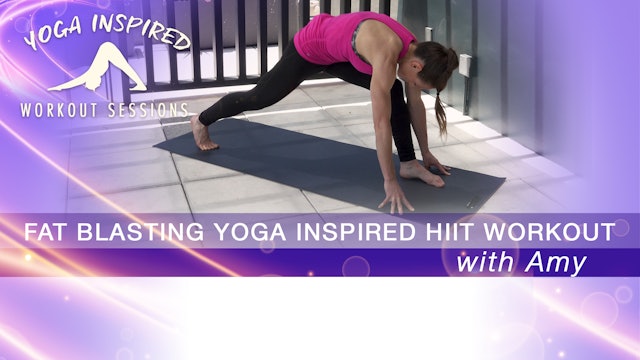 Fat Blasting Yoga Inspired HIIT Workout