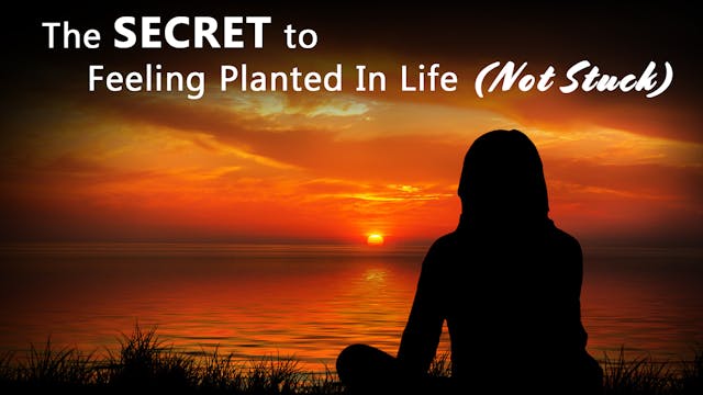 The Secret To Feeling Planted In Life...